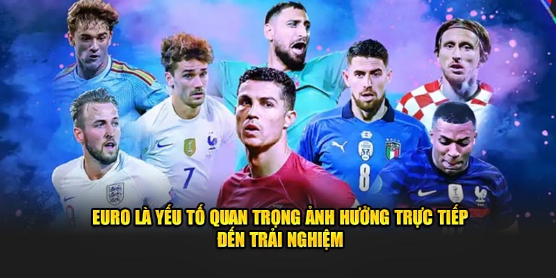 Euro là yếu tố quan trọng ảnh hưởng trực tiếp đến trải nghiệm